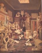 Johann Zoffany Charles Towneley's Library in Park Street (nn03) Spain oil painting reproduction